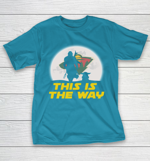 Minnesota Wild NHL Ice Hockey Star Wars Yoda And Mandalorian This Is The Way T-Shirt 7