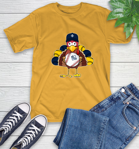 Tampa Bay Rays Turkey thanksgiving T-Shirt 3