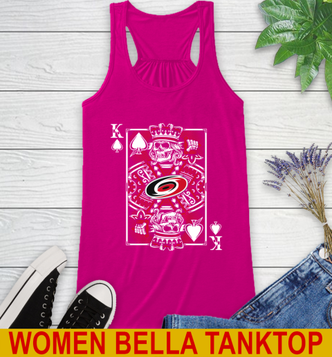 Carolina Hurricanes NHL Hockey The King Of Spades Death Cards Shirt Racerback Tank 6