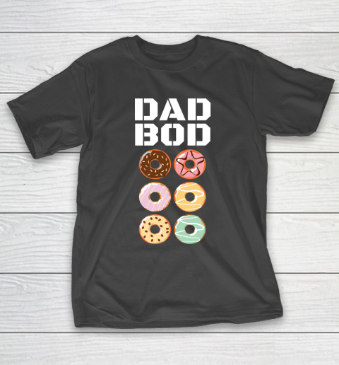 Father's Day Funny Gift Ideas Apparel  Dad Bod Donut Abs Dad Father T Shirt T-Shirt