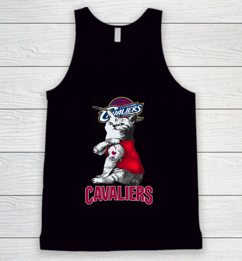 NBA Basketball My Cat Loves Cleveland Cavaliers Tank Top
