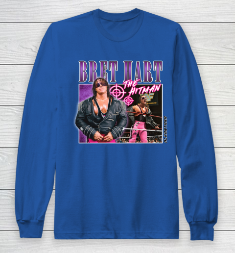 Bret Hart The Hitman Long Sleeve T-Shirt 6