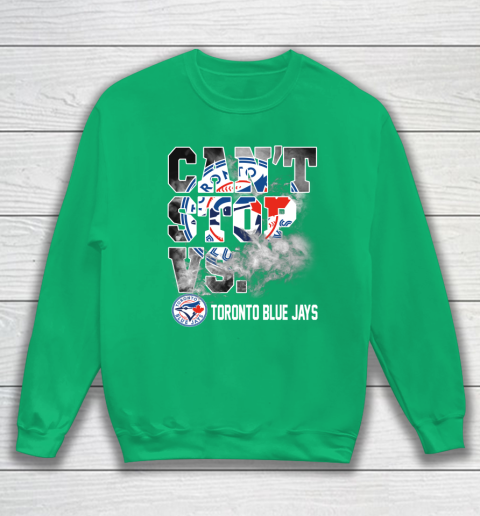 MLB Toronto Blue Jays Baseball Can't Stop Vs Blue Jays Sweatshirt 5