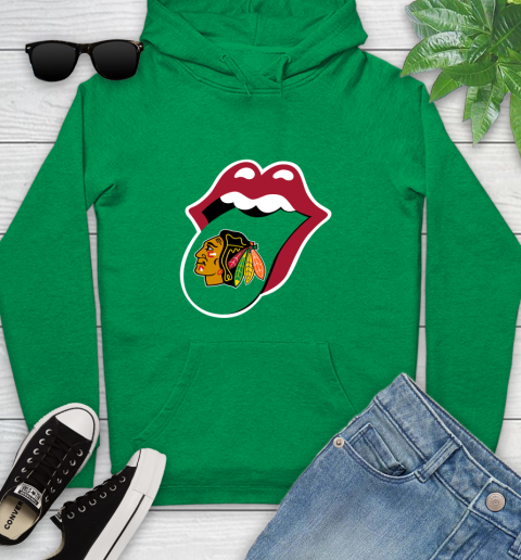 Chicago Blackhawks NHL Hockey Lips I Root For My Team Adoring Fan 143