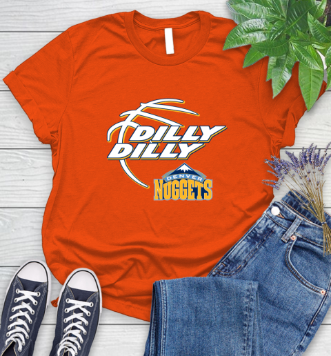 NBA Denver Nuggets Dilly Dilly Basketball Sports Women's T-Shirt 4