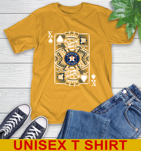 Houston Astros MLB Baseball The King Of Spades Death Cards Shirt T-Shirt 2