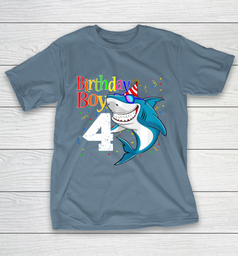 Kids 4th Birthday Boy Shark Shirts 4 Jaw-Some Four Tees Boys Kids 4th Birthday Boy Shark Shirts 4 Jaw-Some Four Tees Boys