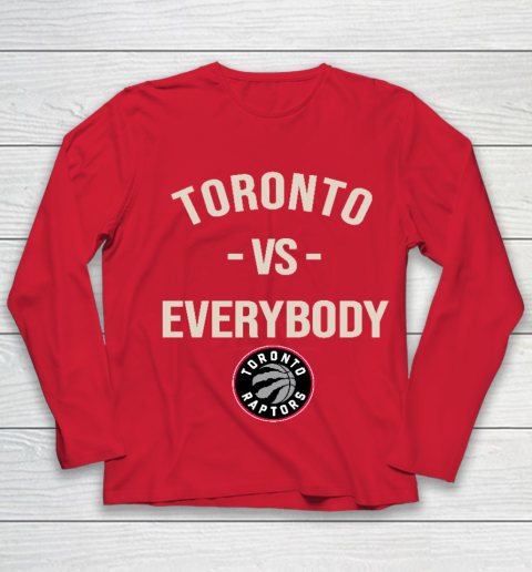 Toronto Raptors Vs Everybody Youth Long Sleeve 8
