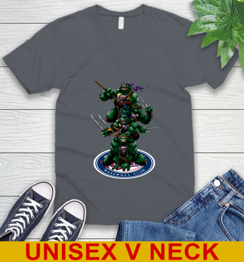MLB Baseball Minnesota Twins Teenage Mutant Ninja Turtles Shirt V-Neck T-Shirt 5
