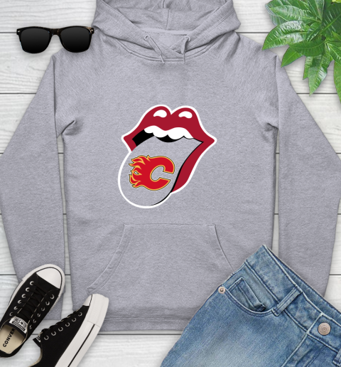 Calgary Flames NHL Hockey Lips I Root For My Team Adoring Fan 142