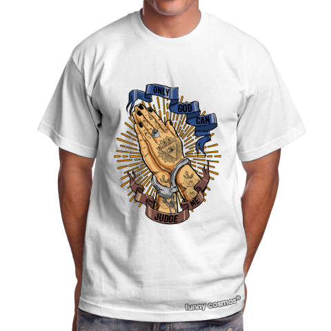 Air Jordan 1 Bio Hack Matching Sneaker Tshirt Only God Can Judge Me Brown and Blue Jordan Tshirt