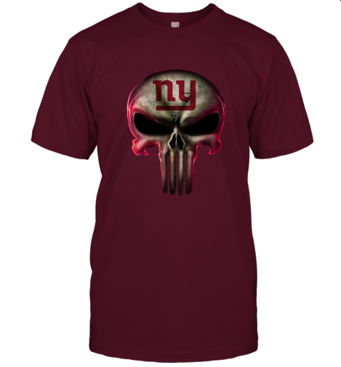 New York Giants The Punisher Mashup Football Unisex Jersey Tee