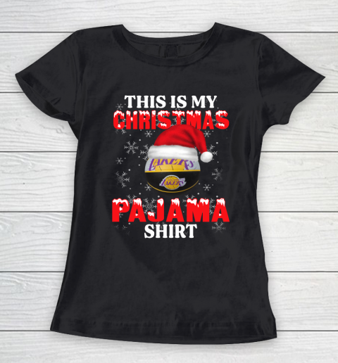 Los Angeles Lakers This Is My Christmas Pajama Shirt NBA Women's T-Shirt