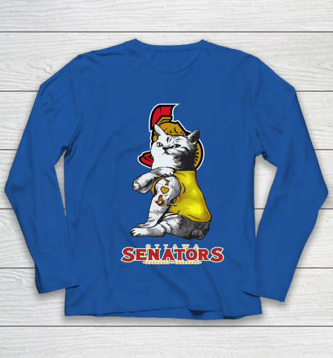 NHL My Cat Loves Ottawa Senators Hockey Youth Long Sleeve 7