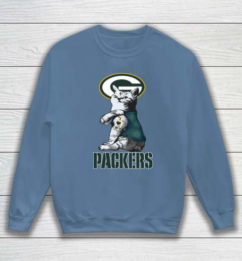 NFL Football My Cat Loves Green Bay Packers Sweatshirt 6