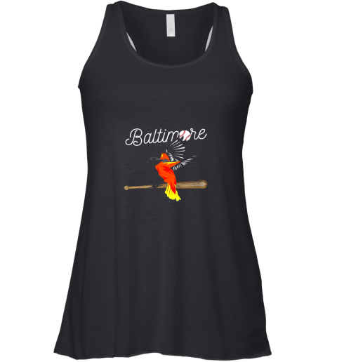 Baltimore Oriole Baseball Shirt Original Bird Design Racerback Tank