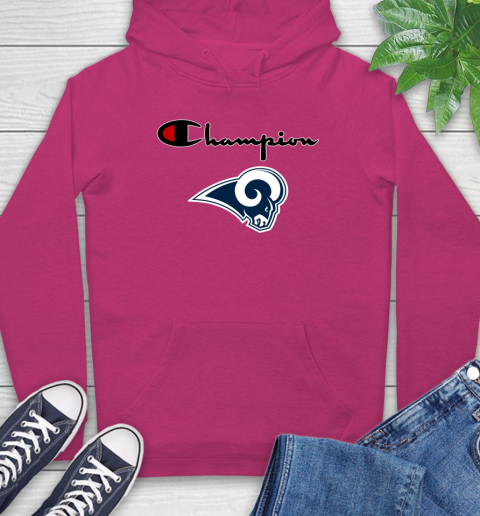 NFL Football Los Angeles Rams Champion Shirt Hoodie 7