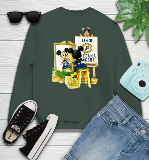 NBA Basketball Indiana Pacers Mickey Drawing Shirt 36