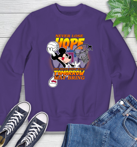LA Clippers NBA Basketball Mickey Disney Never Lose Hope Sweatshirt 4