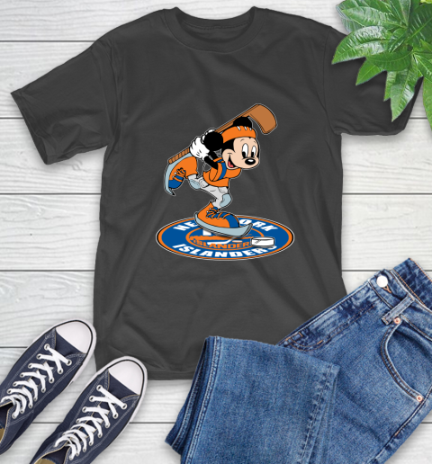 NHL Hockey New York Islanders Cheerful Mickey Disney Shirt T-Shirt
