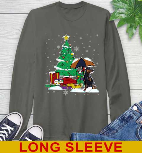 Dobermann Christmas Dog Lovers Shirts 64
