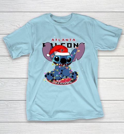 Atlanta Falcons NFL Football noel stitch Christmas T-Shirt 10