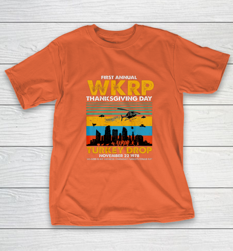 Wkrp Turkey Drop Shirt Turkey Drop T Shirt Turkey Drop Retro T-Shirt 4