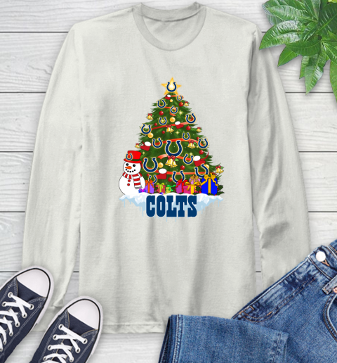 Indianapolis Colts Merry Christmas NFL Football Sports Long Sleeve T-Shirt 12