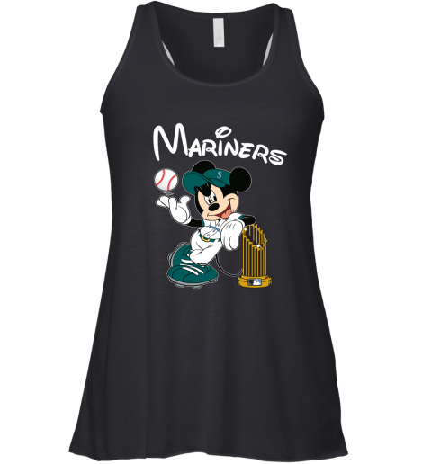 Seattle Mariners Mickey Taking The Trophy MLB 2019 Racerback Tank