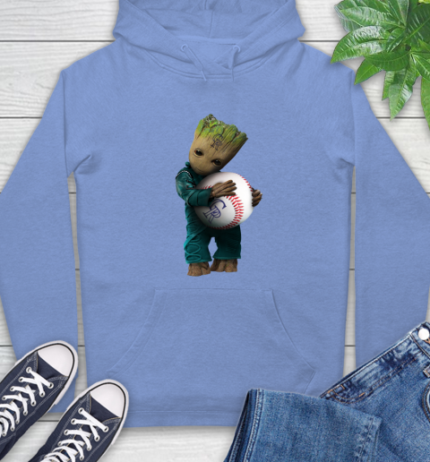 MLB Groot Guardians Of The Galaxy Baseball Sports Colorado Rockies Hoodie 11