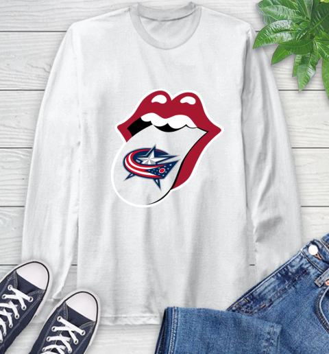 Columbus Blue Jackets NHL Hockey Lips I Root For My Team Adoring Fan 58