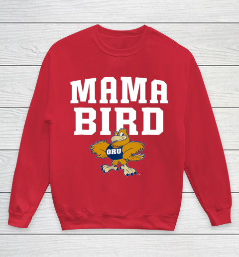 Oral Roberts Golden Eagles Mama Mascot Youth Sweatshirt 7