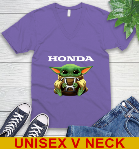Star Wars Baby Yoda Hugs Honda Car Shirt 54