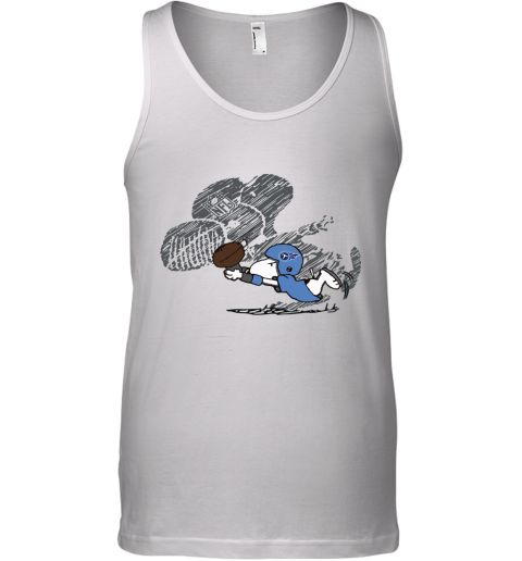 Tennessee Titans Snoopy Plays The Football Game Tank Top