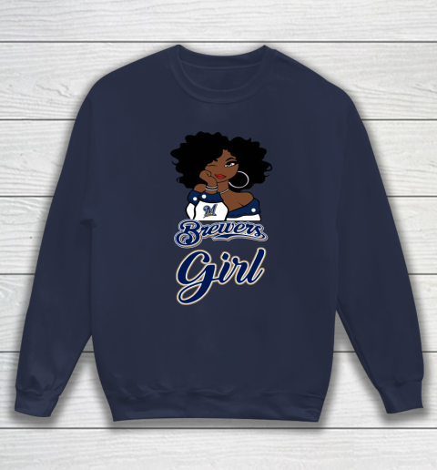 Milwaukee Brewerss Girl MLB Sweatshirt 3