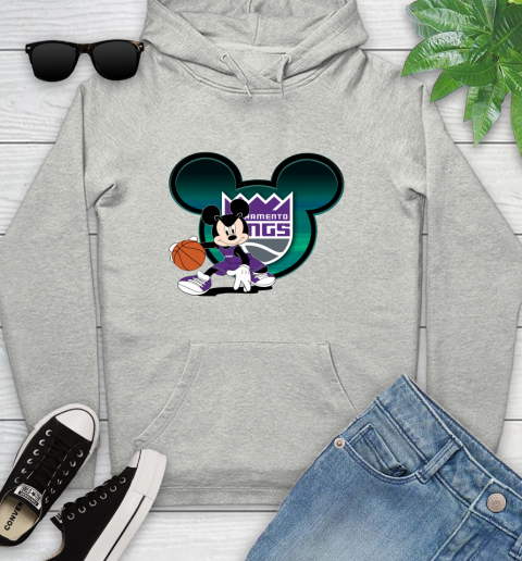 NBA Sacramento Kings Mickey Mouse Disney Basketball Youth Hoodie