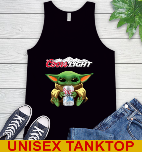 Star Wars Baby Yoda Hugs Coors Beer Shirt 71