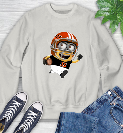 NFL Cincinnati Bengals Minions Disney Football Sports Sweatshirt 12