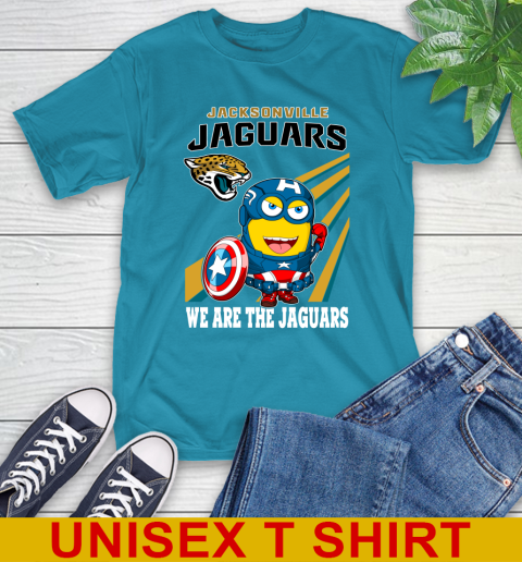 NFL Football Jacksonville Jaguars Captain America Marvel Avengers Minion Shirt T-Shirt 9