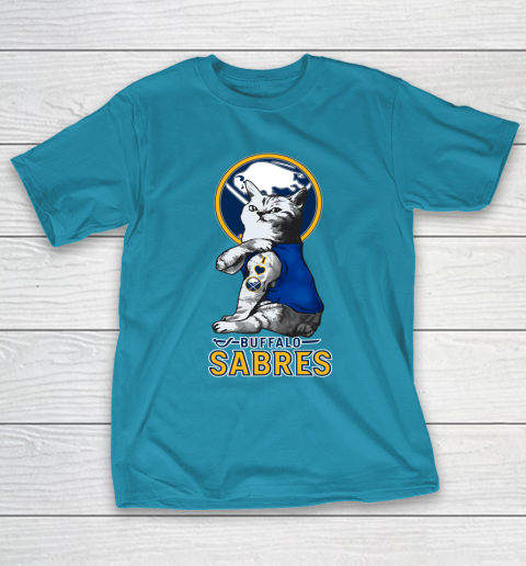 NHL My Cat Loves Buffalo Sabres Hockey T-Shirt 7