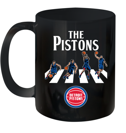 NBA Basketball Detroit Pistons The Beatles Rock Band Shirt Ceramic Mug 11oz