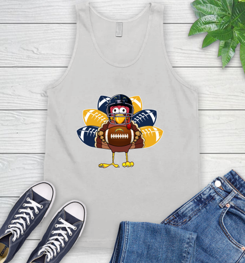 San Diego Chargers Turkey Thanksgiving Day Tank Top