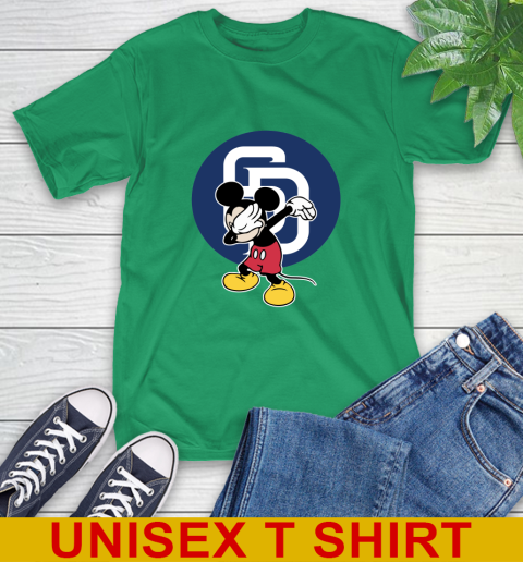 San Diego Padres MLB Baseball Dabbing Mickey Disney Sports T-Shirt 7