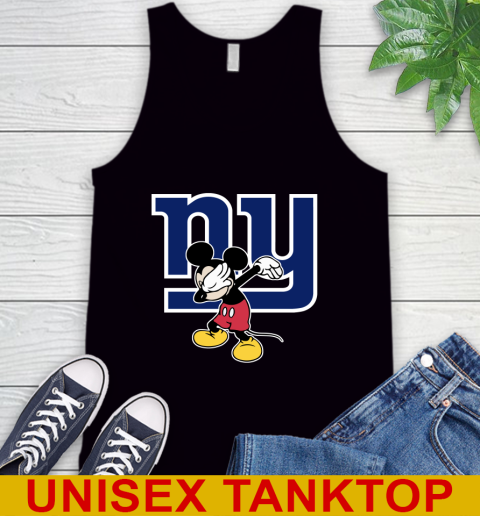 New York Giants NFL Football Dabbing Mickey Disney Sports Tank Top 2