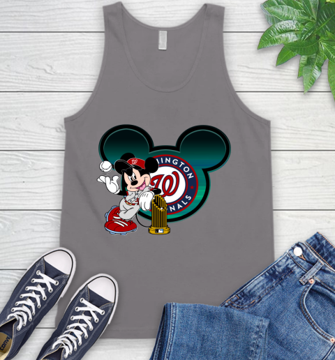 MLB Washington Nationals The Commissioner's Trophy Mickey Mouse Disney Tank Top 7