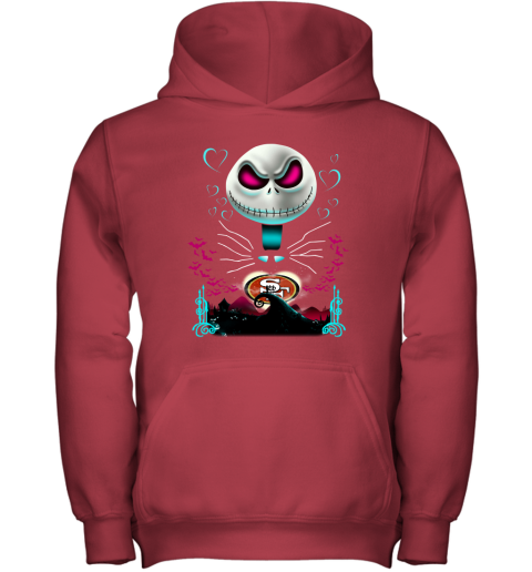 San Francisco 49Ers Nfl Jack Skellington Halloween 3D Hoodie