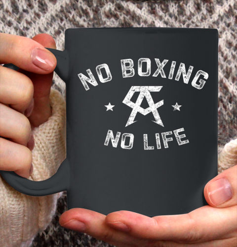 Canelos Funny Saul Alvarez boxer No Boxing No Life Ceramic Mug 11oz 2
