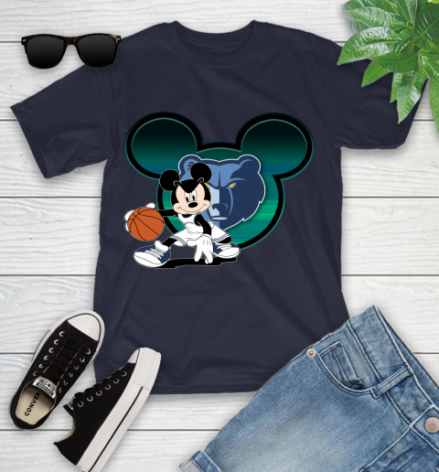 NBA Memphis Grizzlies Mickey Mouse Disney Basketball Youth T-Shirt 3