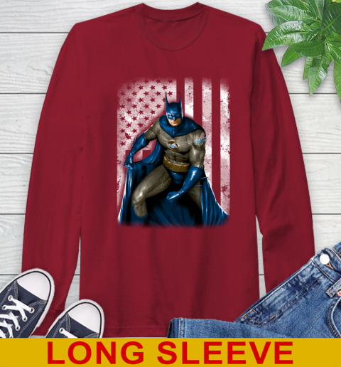 Los Angeles Dodgers MLB Baseball Batman DC American Flag Shirt Long Sleeve T-Shirt 9