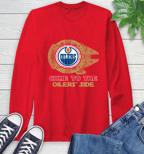 NHL Come To The Edmonton Oilers Wars Hockey Sports Long Sleeve T-Shirt 11